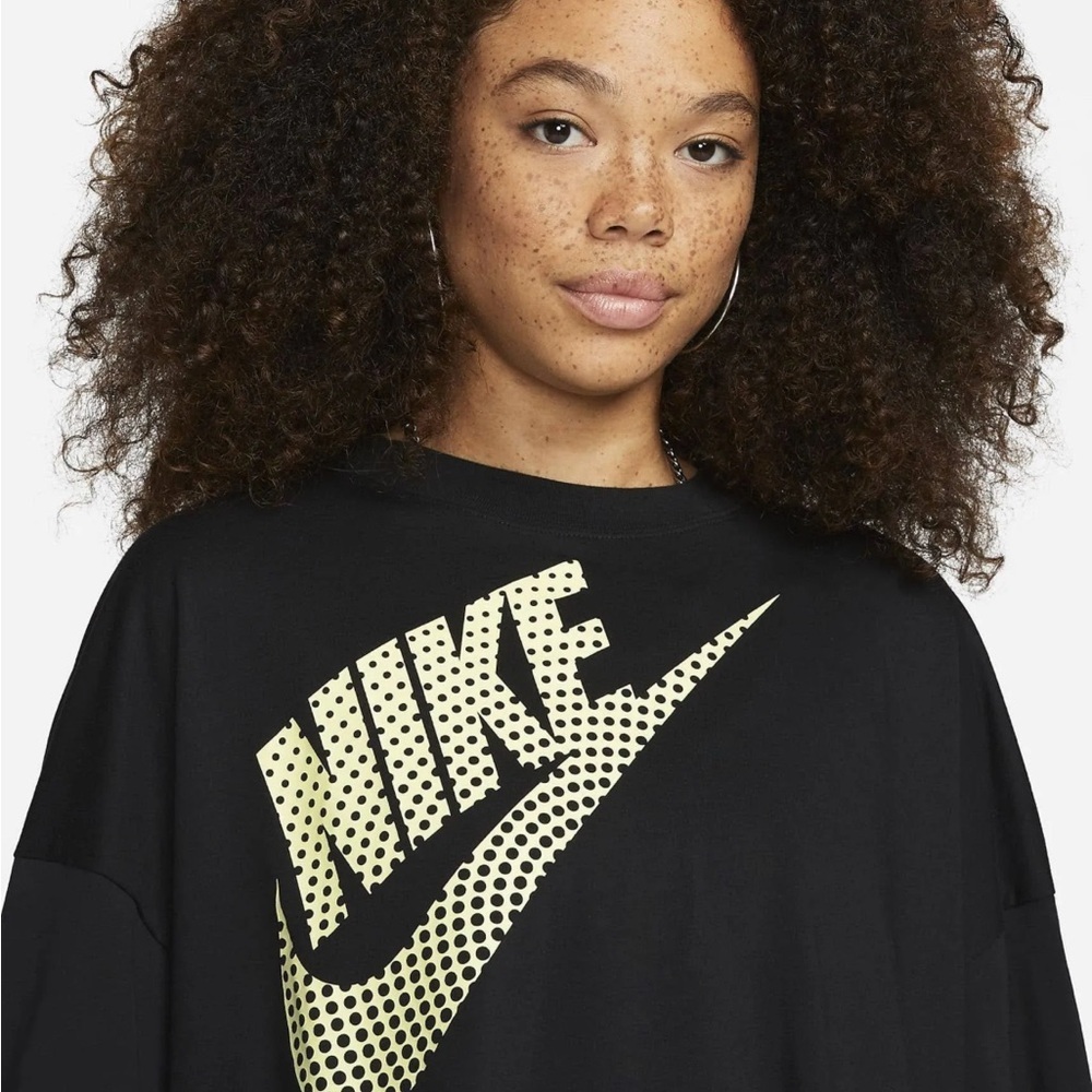 Nike NSW Tee SS GFX DNC, Black - Women's XL NWT - Picture 2 of 12